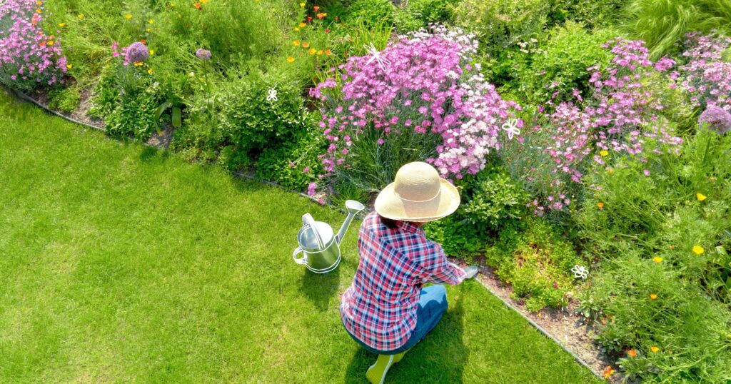 Mother Nature Garden Centre-Powell River-Planting Calendar-person tending to garden